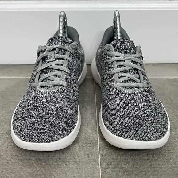 Kizik Madrid Eco Knit Mens 6.5/Womens 8 Gray Hands Free Comfort Sneaker Shoes - Picture 2 of 7